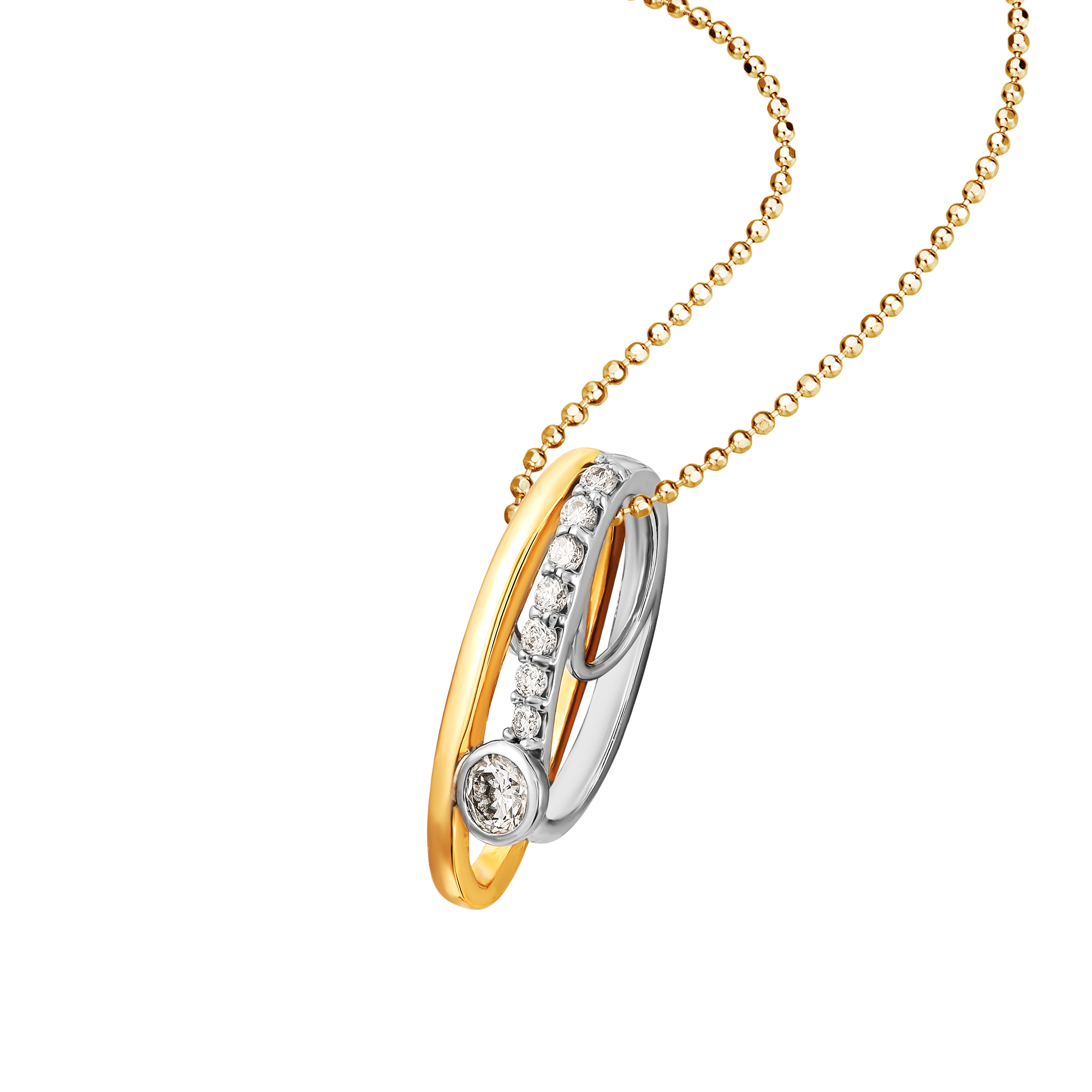 Mặt dây chuyền Kim cương Vàng 18K